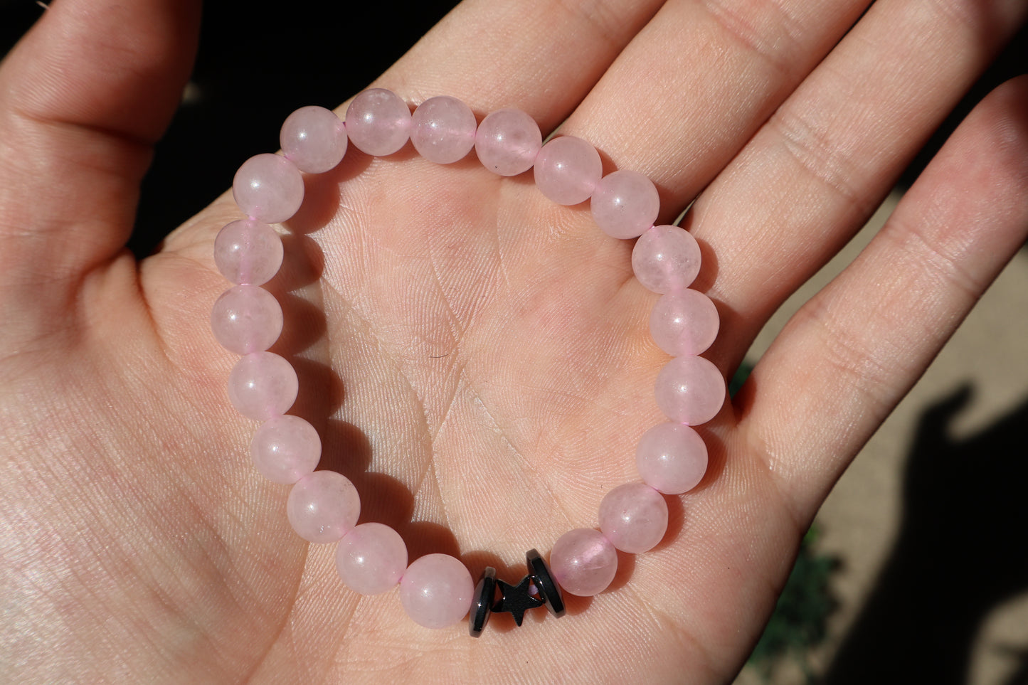 Pulsera de Cuarzo Rosa