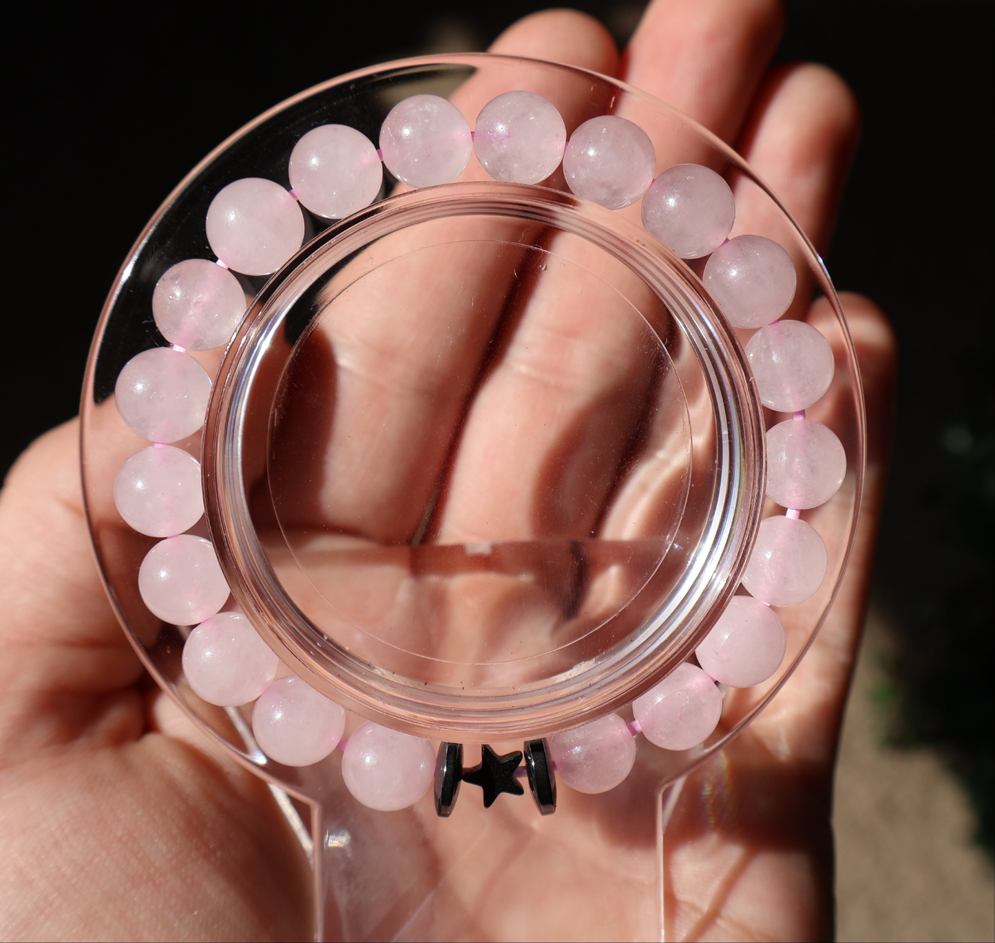 Pulsera de Cuarzo Rosa