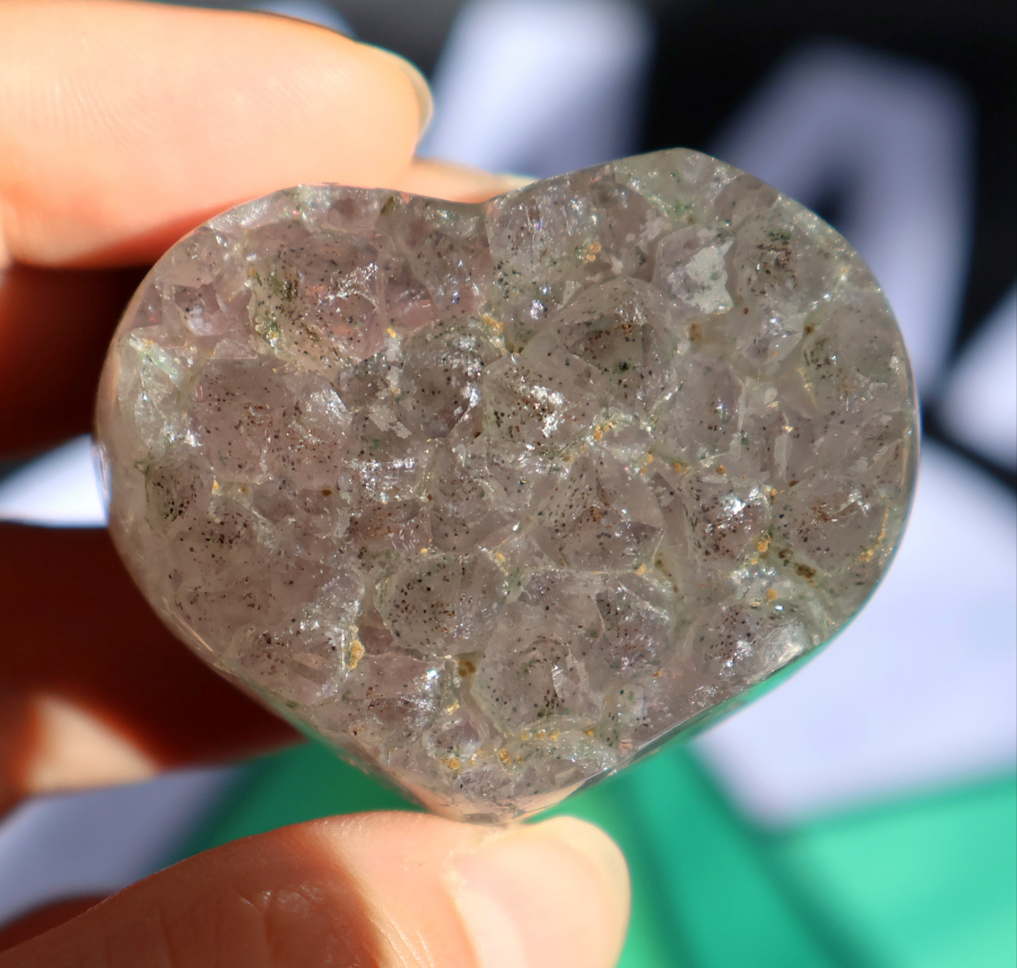Corazón de geoda de amatista
