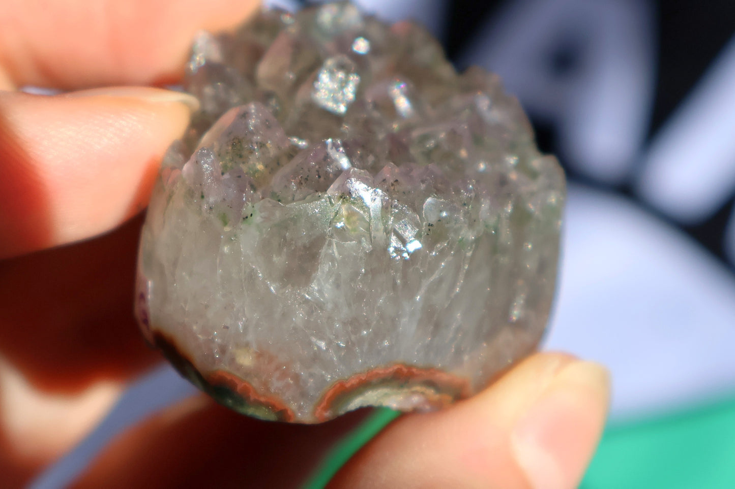 Corazón de geoda de amatista