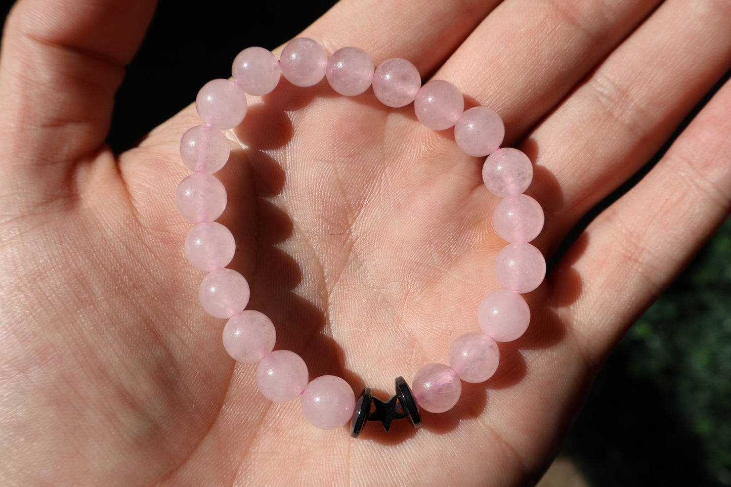 Pulsera de Cuarzo Rosa