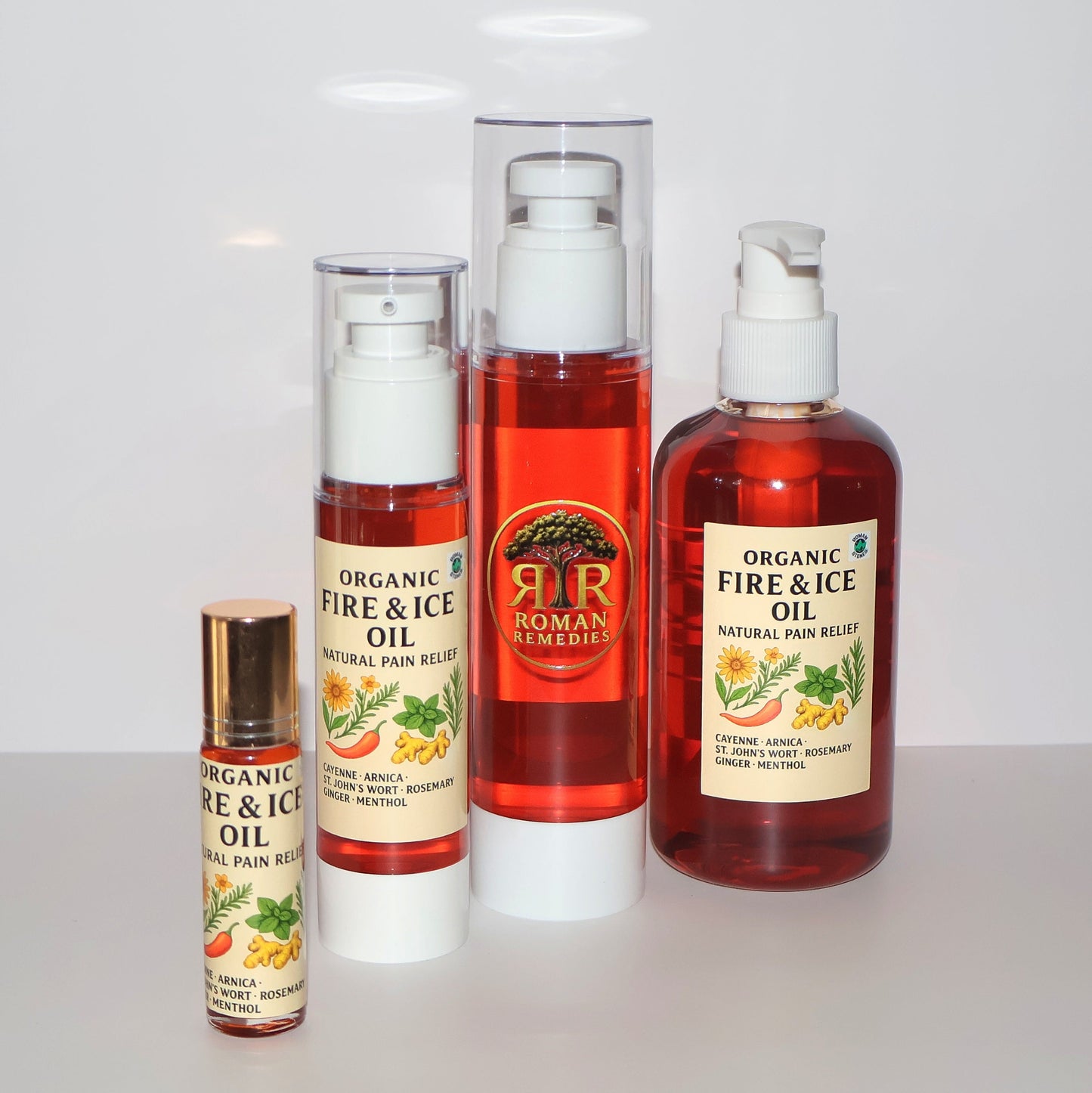 Fire & Ice Oil - Natural Pain Relief & Muscle Recovery Balm for Athletes & Chronic Pain