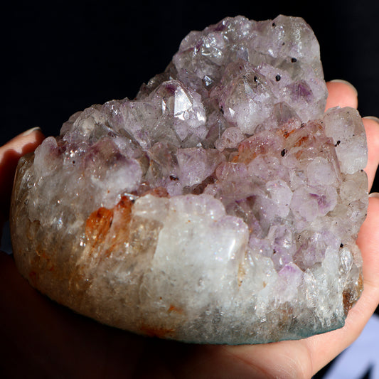 Amethyst Cluster Heart AC